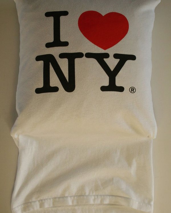The finished cushion, printed side up